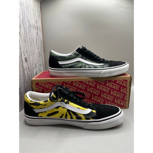 Vans Old Skool Tie Dye Multi Men’s Sneakers Size 10 - Picture 3 of 13